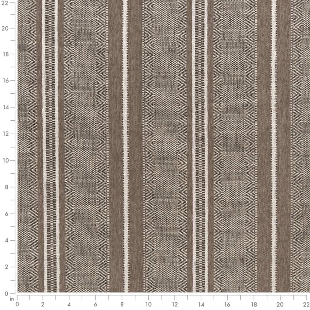 Edith Mocha - Folio Fabrics
