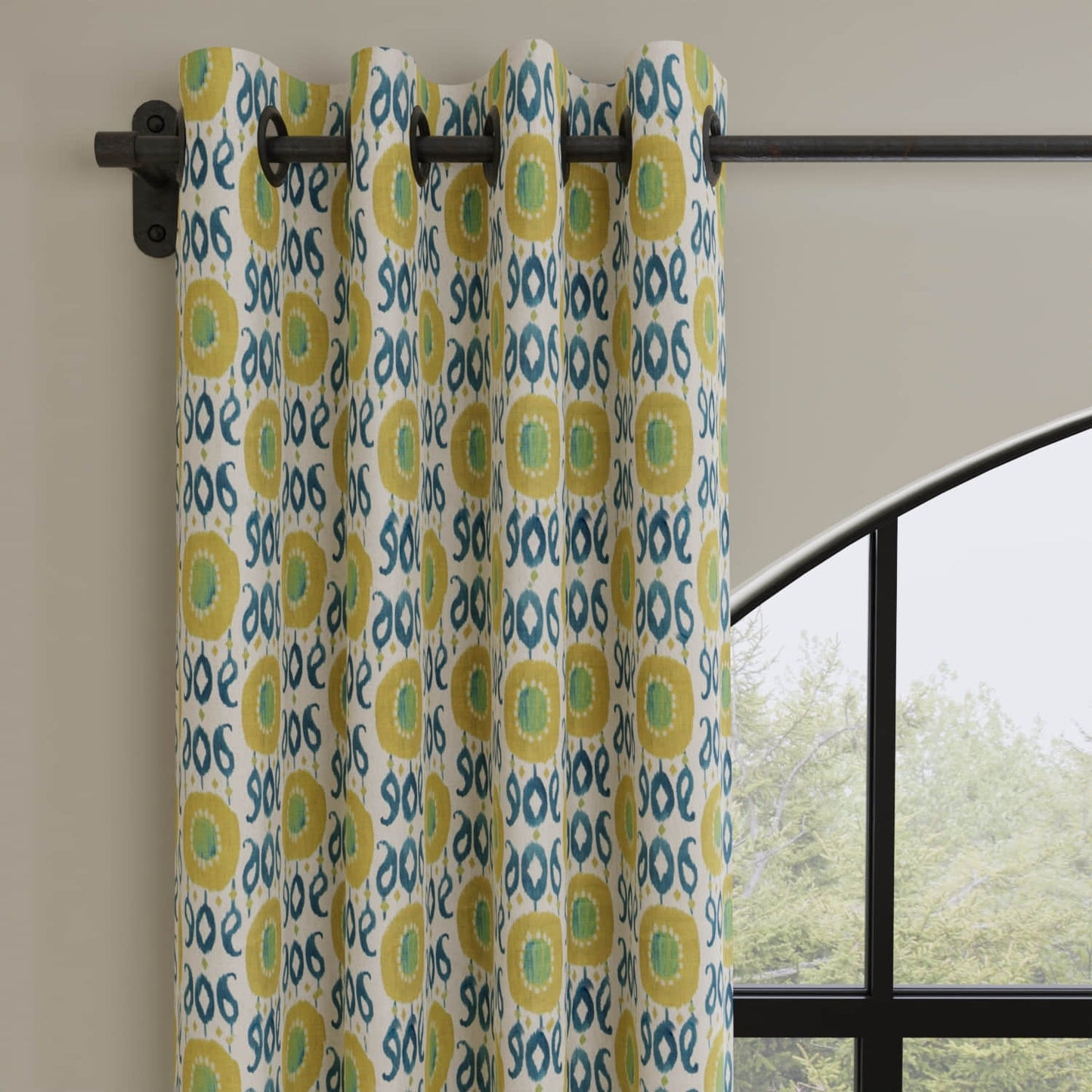 Elantra Citron made up on drapery