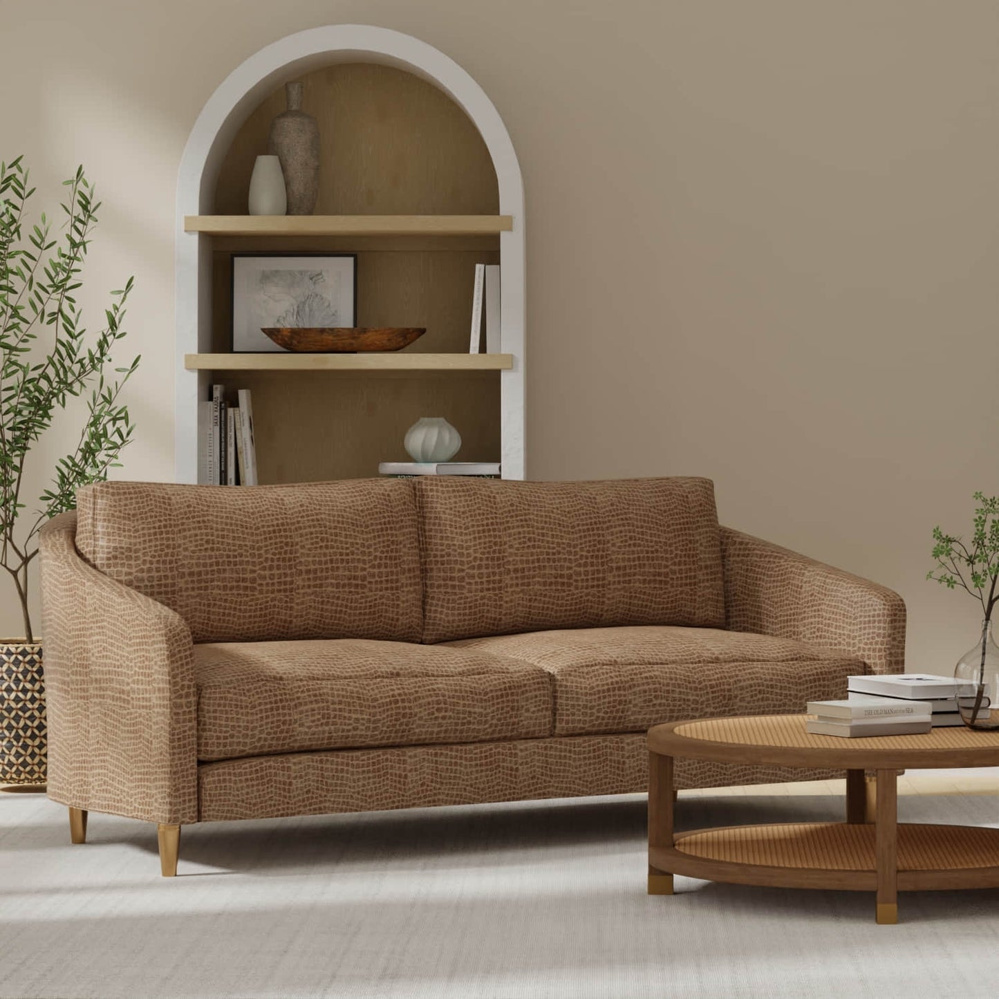Electra Caramel - Folio Fabrics