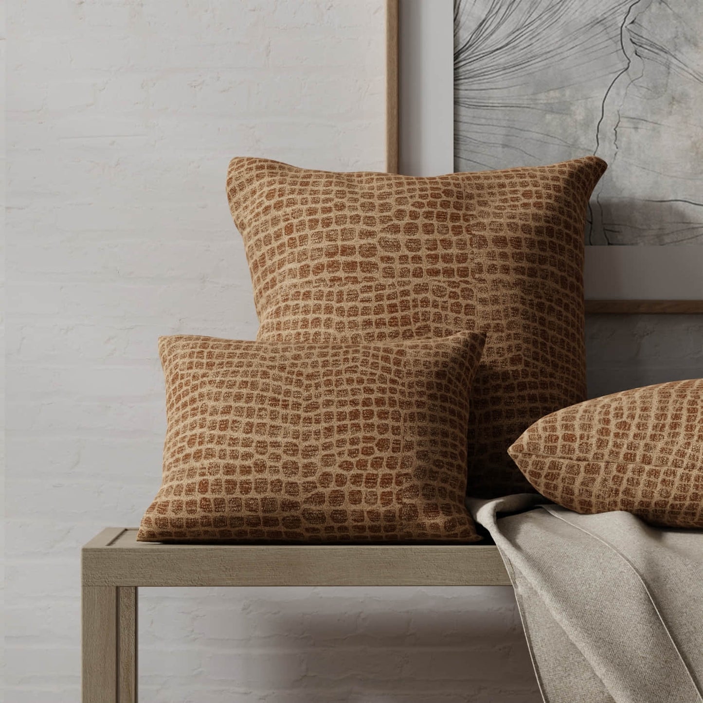 Electra Caramel - Folio Fabrics