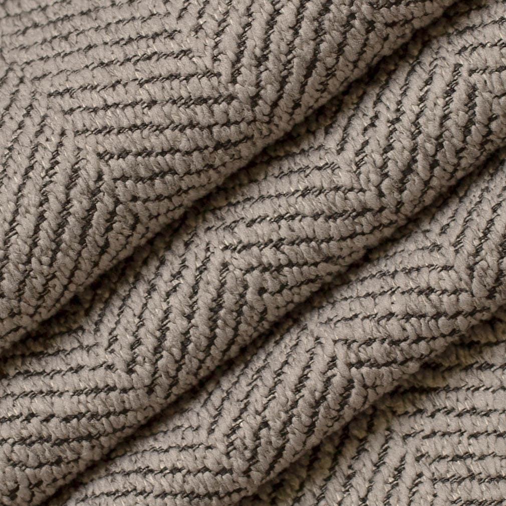 Ellen Charcoal - Folio Fabrics