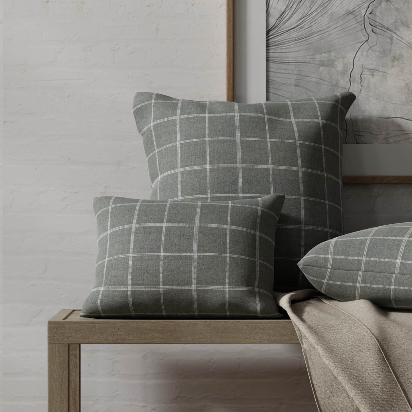 Ellsworth Aqua - Folio Fabrics