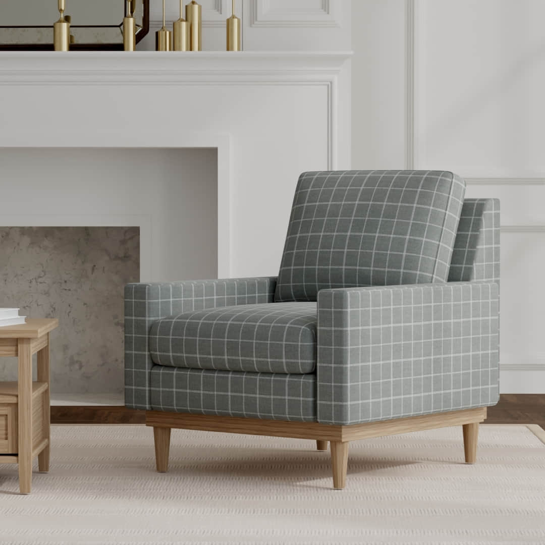 Ellsworth Aqua - Folio Fabrics