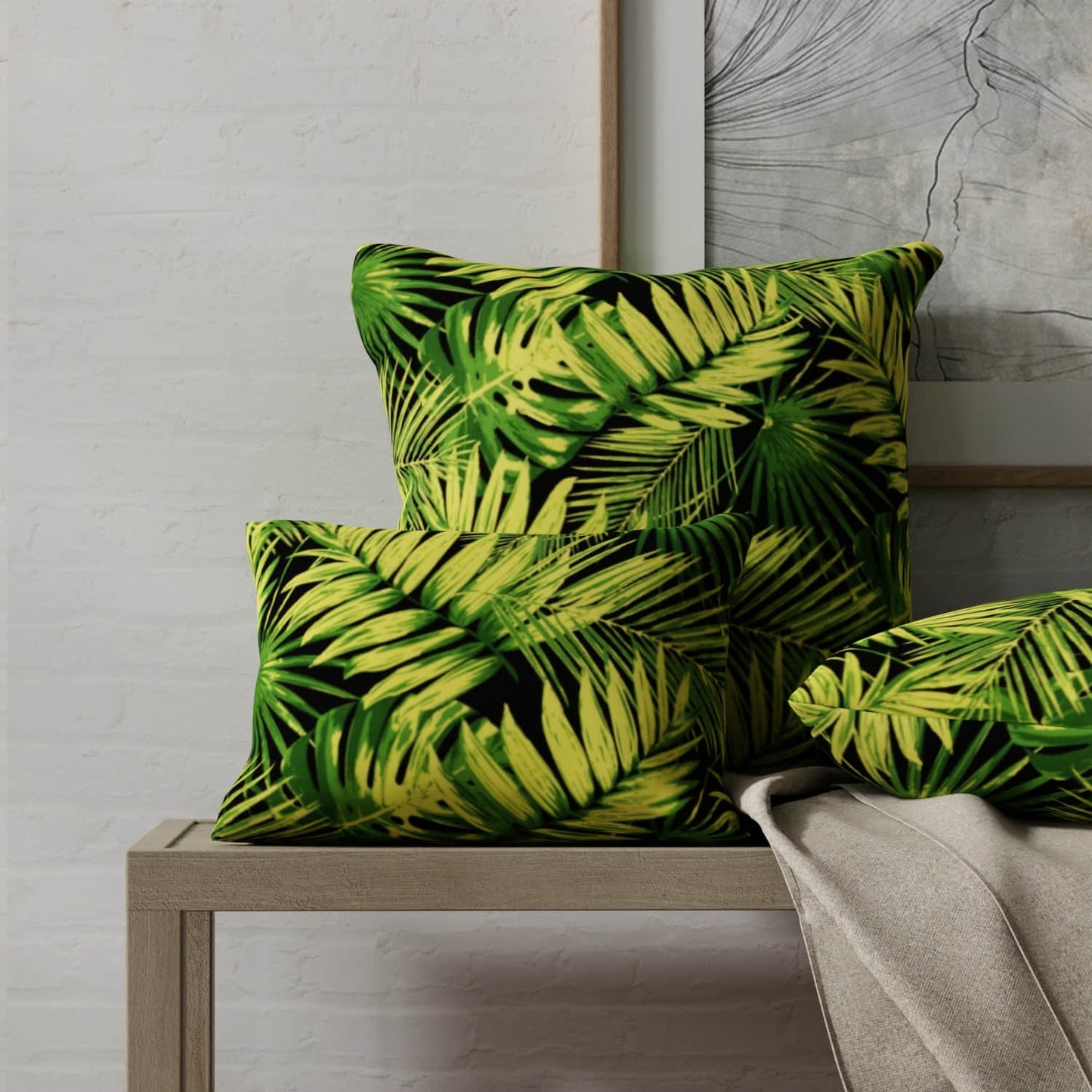 Elora Noir made up on pillows