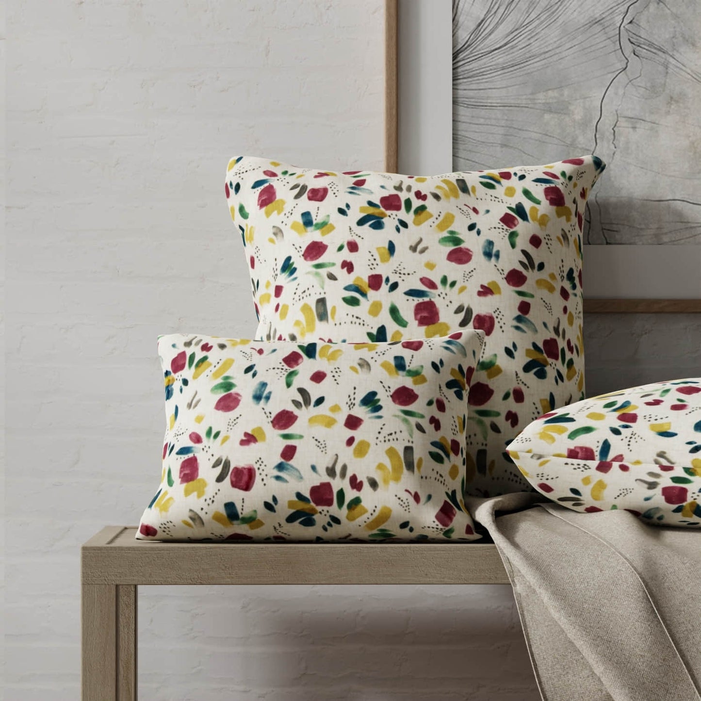 Ezra Berry made up on pillows