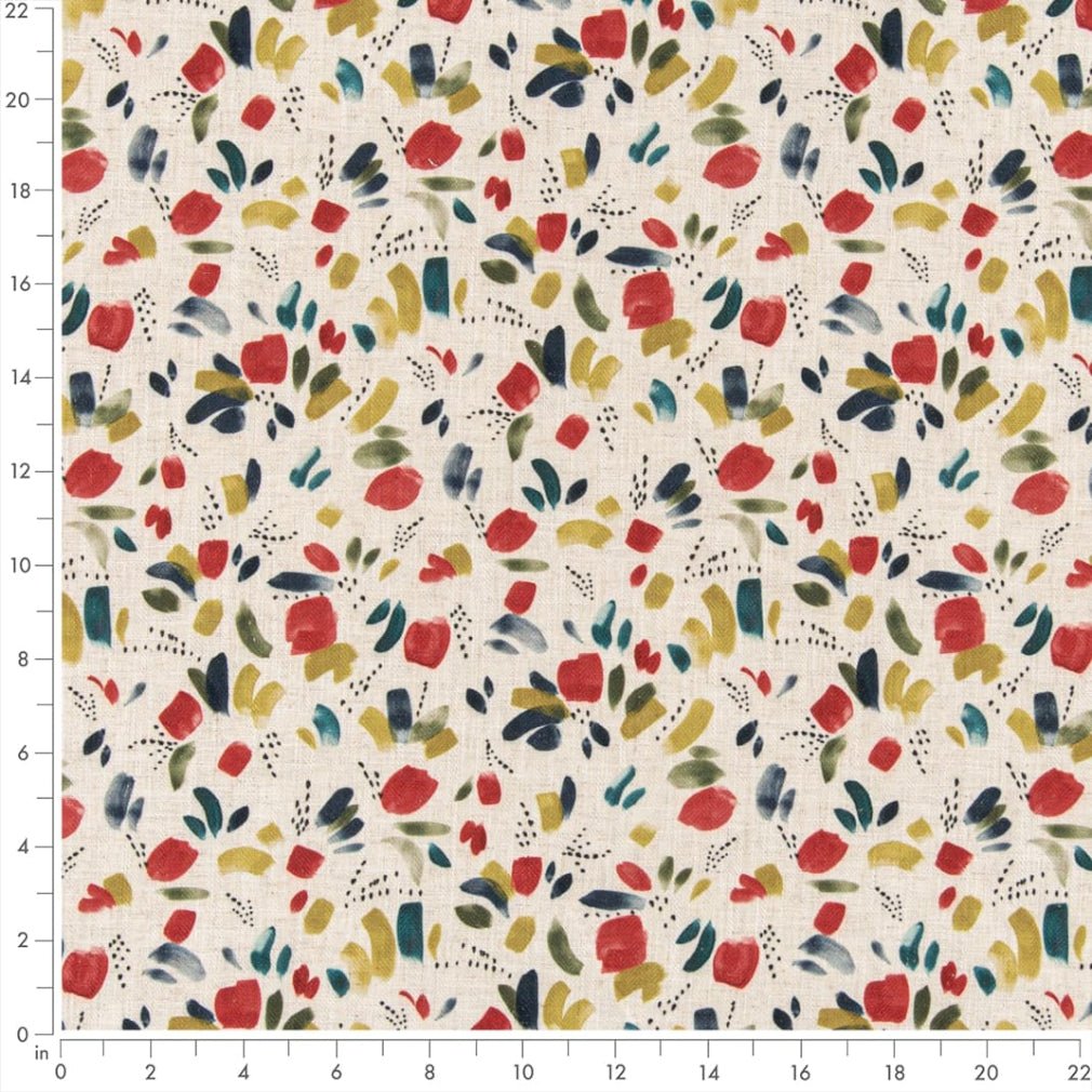 Ezra Raspberry - Folio Fabrics