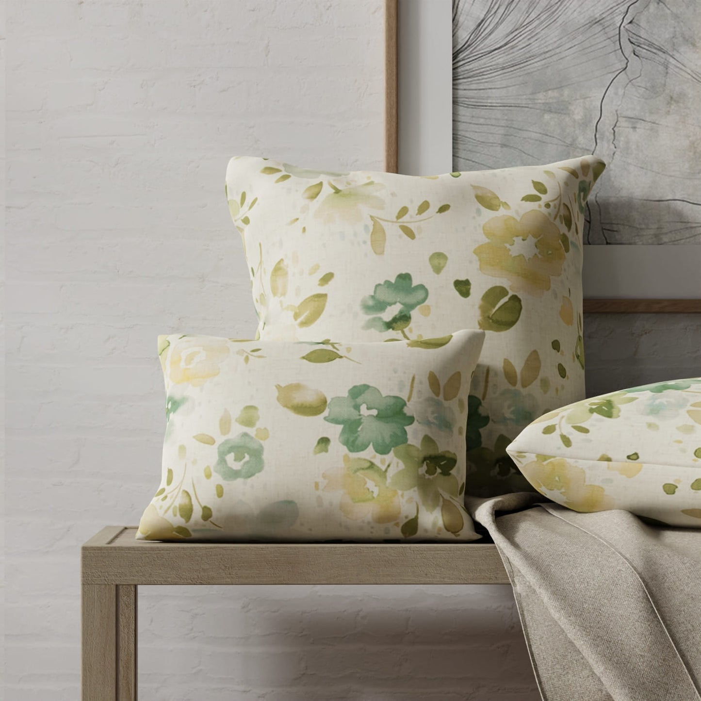 Fletcher Aloe - Folio Fabrics