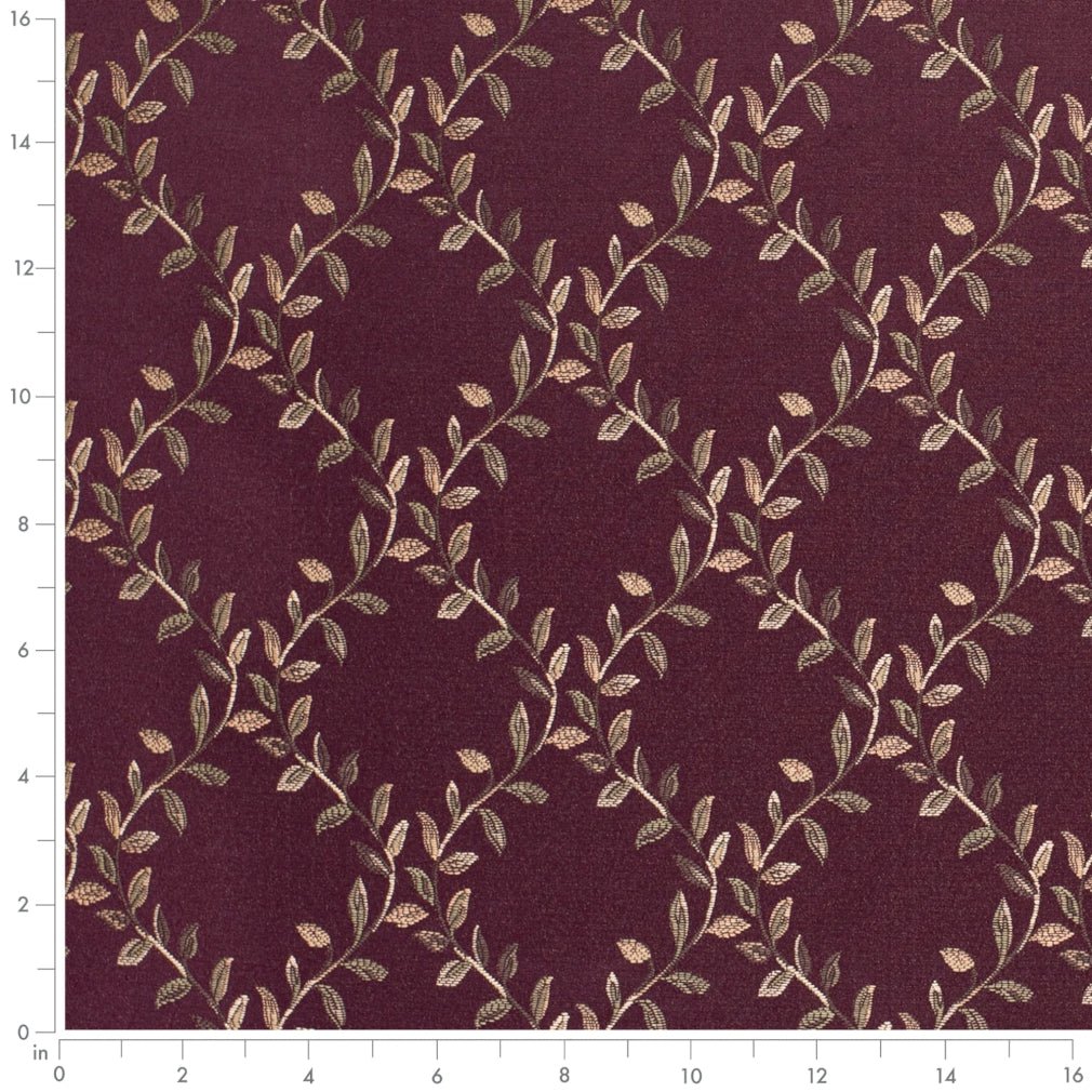 Frank Aubergine - Folio Fabrics