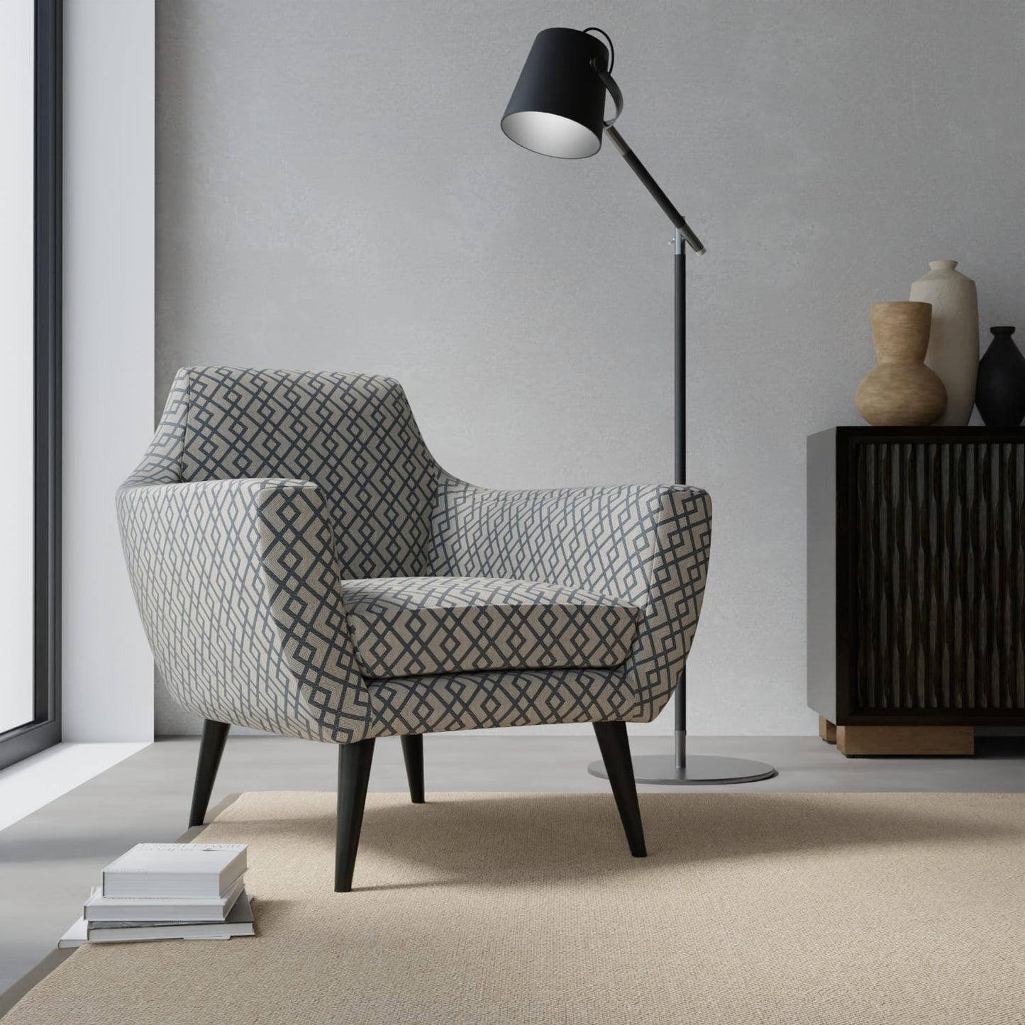 Galvin Indigo - Folio Fabrics