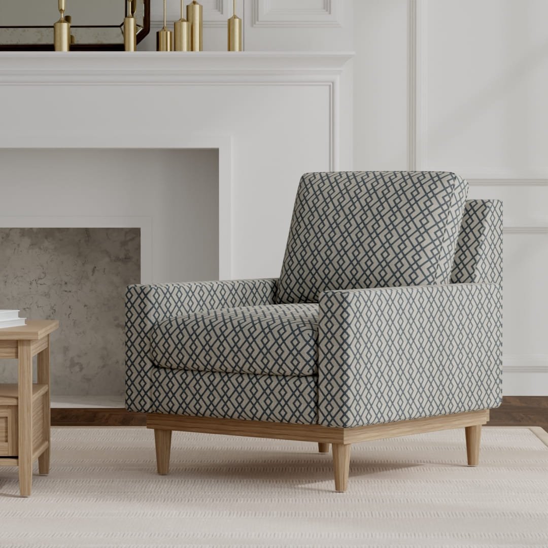 Galvin Indigo - Folio Fabrics