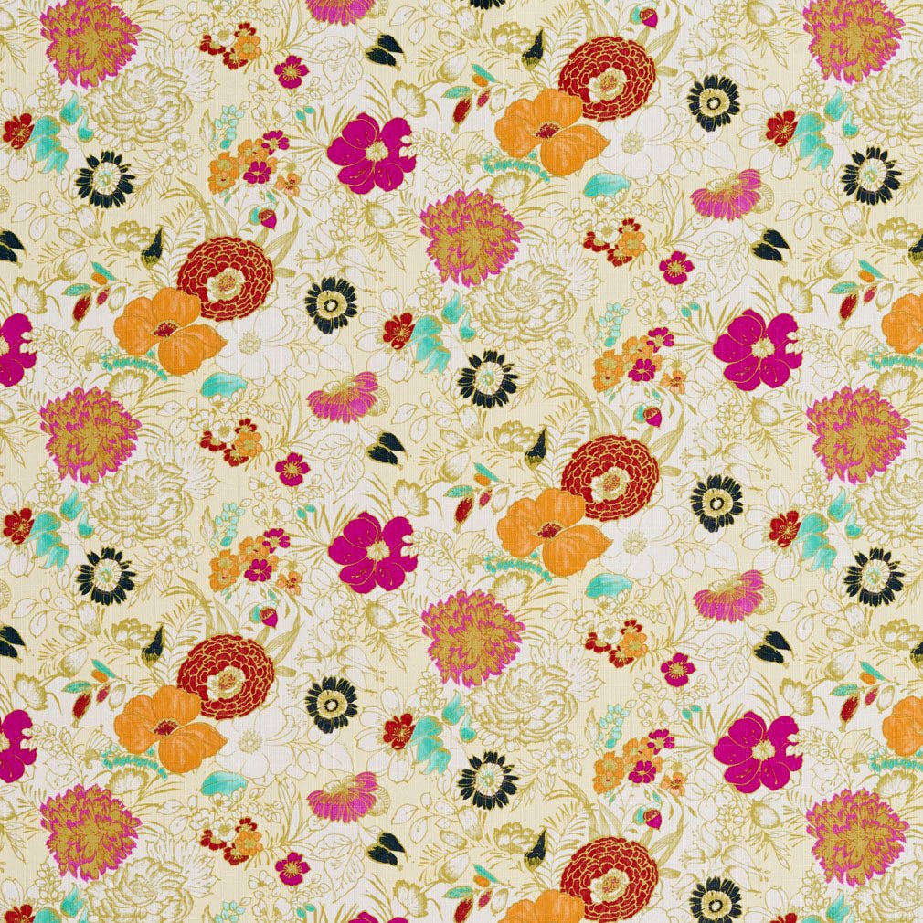 Garfield Apricot - Folio Fabrics