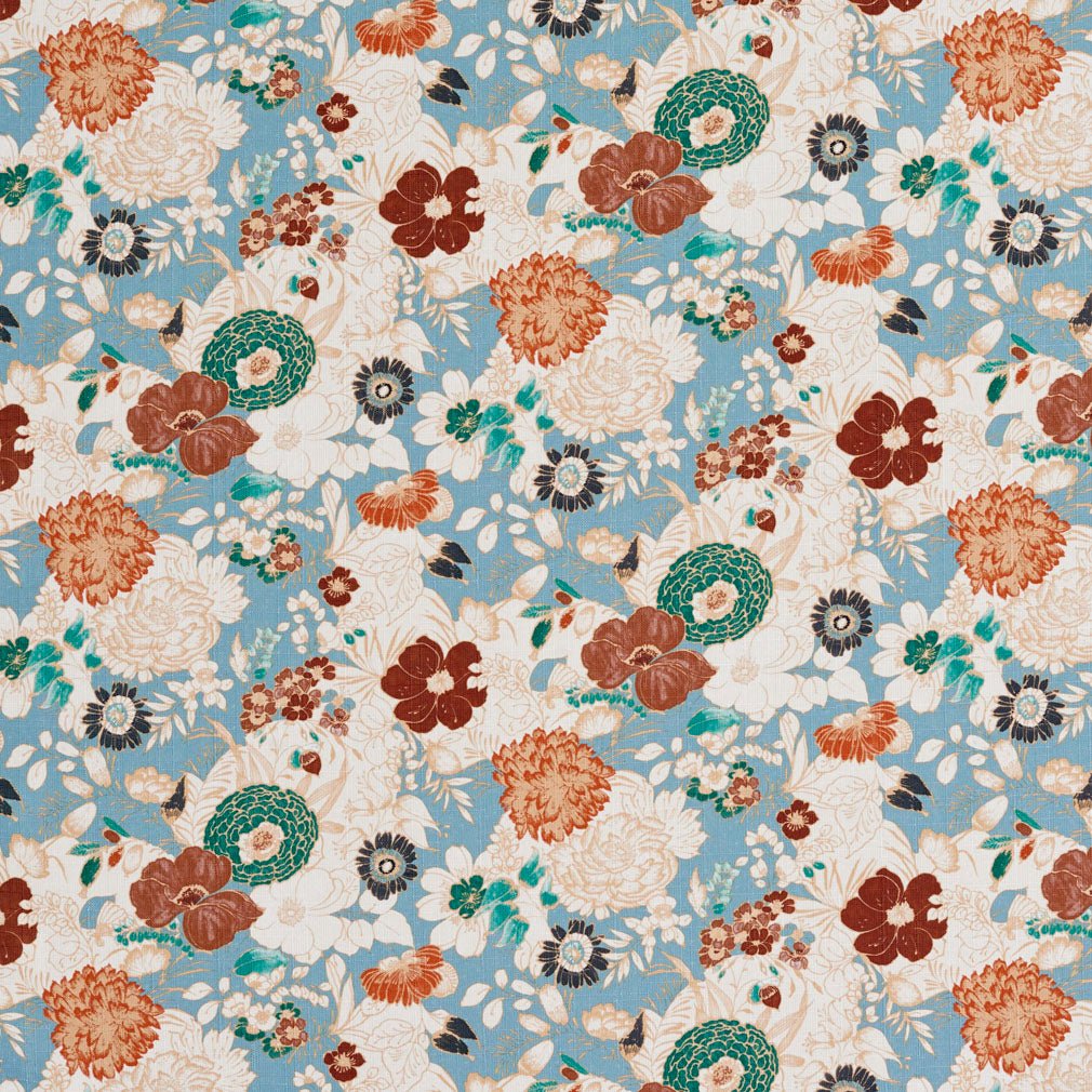 Garfield Bluestone - Folio Fabrics