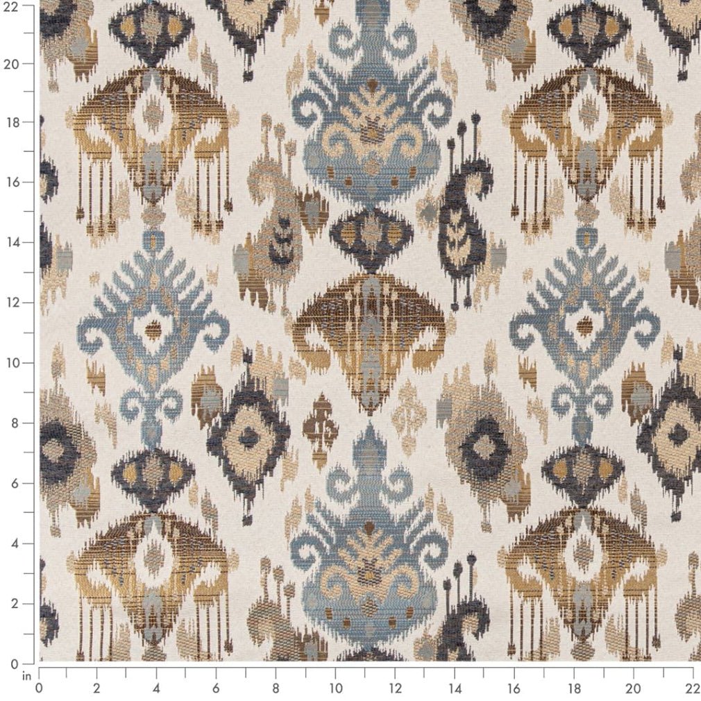 Gilbert Azure - Folio Fabrics