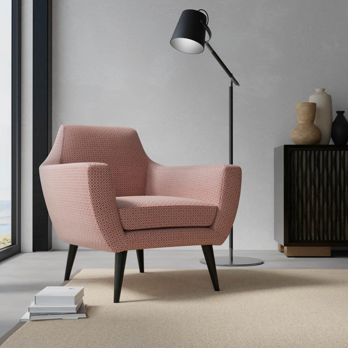 Grant Blackberry - Folio Fabrics