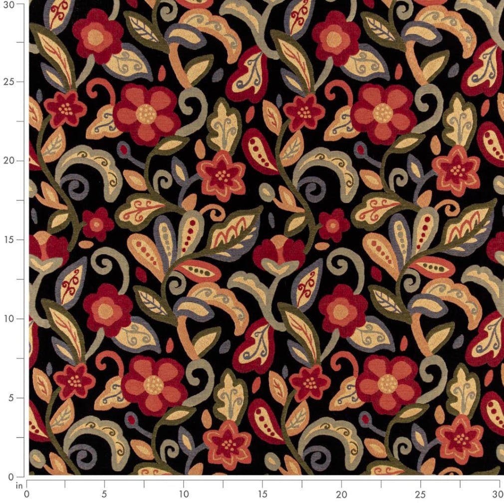 Harding Midnight - Folio Fabrics