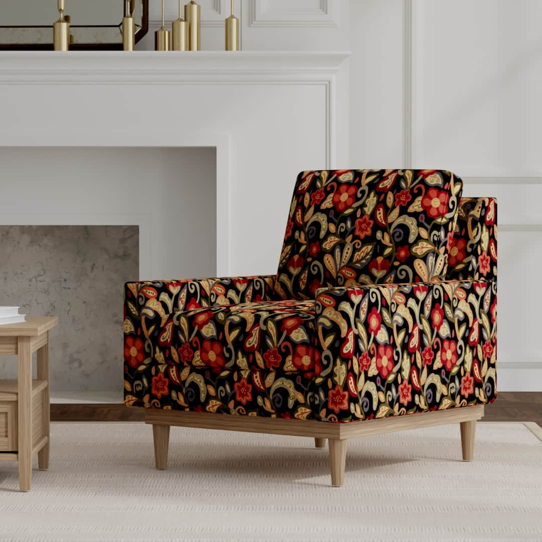 Harding Midnight - Folio Fabrics