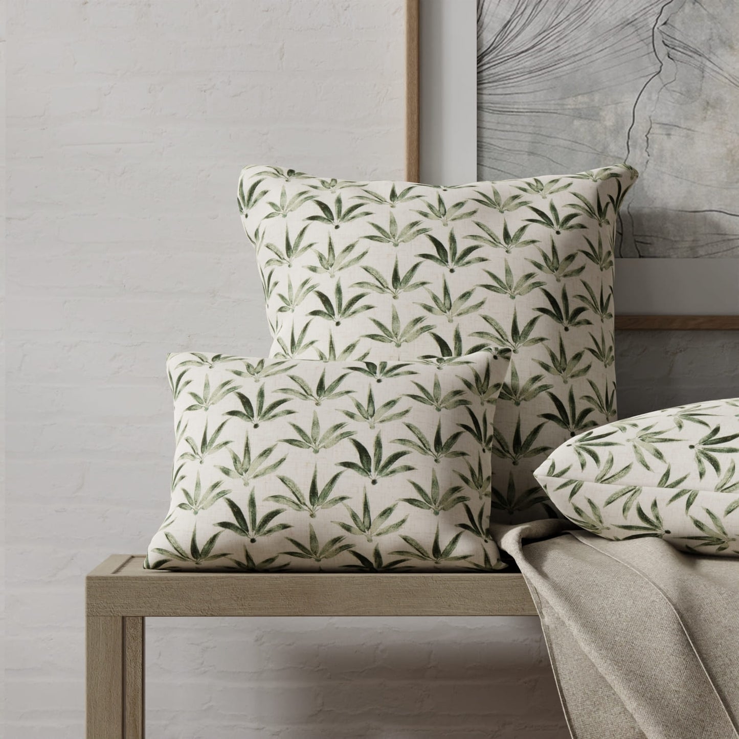 Harmony Aloe - Folio Fabrics