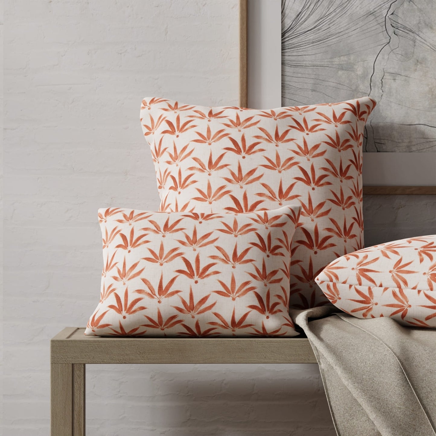 Harmony Paprika - Folio Fabrics
