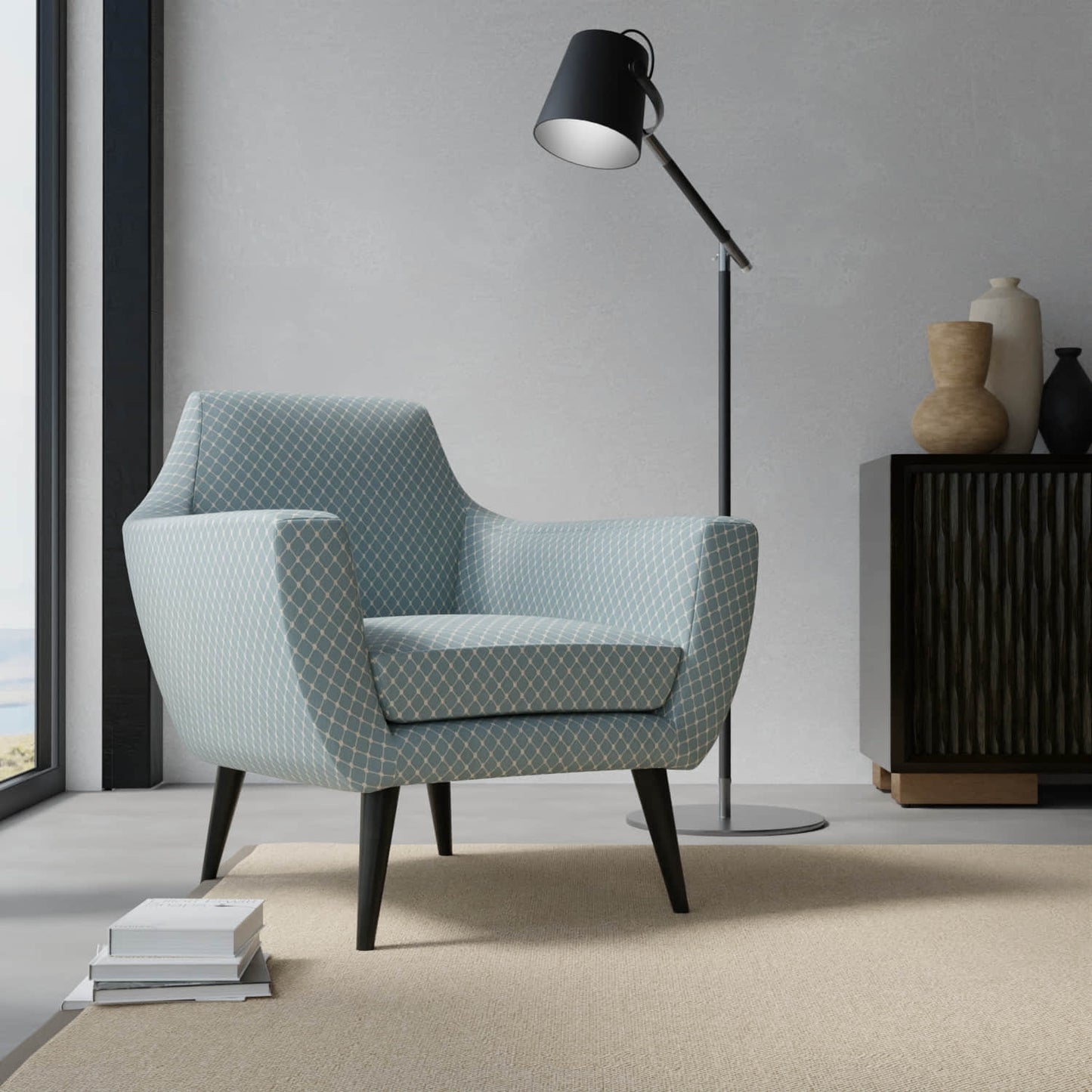 Harper Azure - Folio Fabrics