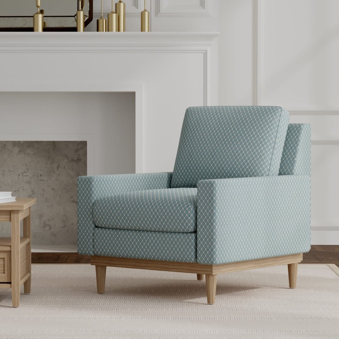 Harper Azure - Folio Fabrics