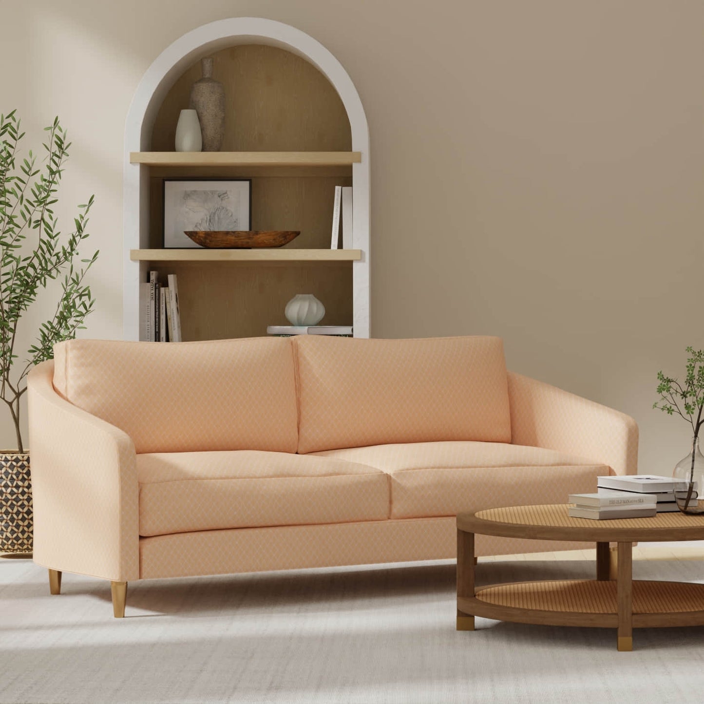 Harper Flax - Folio Fabrics