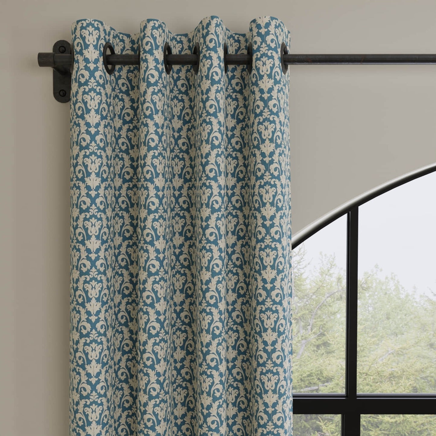 Holcomb Royal made up on drapery