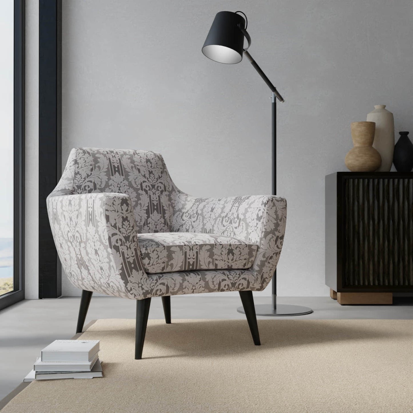 Hubert Pewter - Folio Fabrics