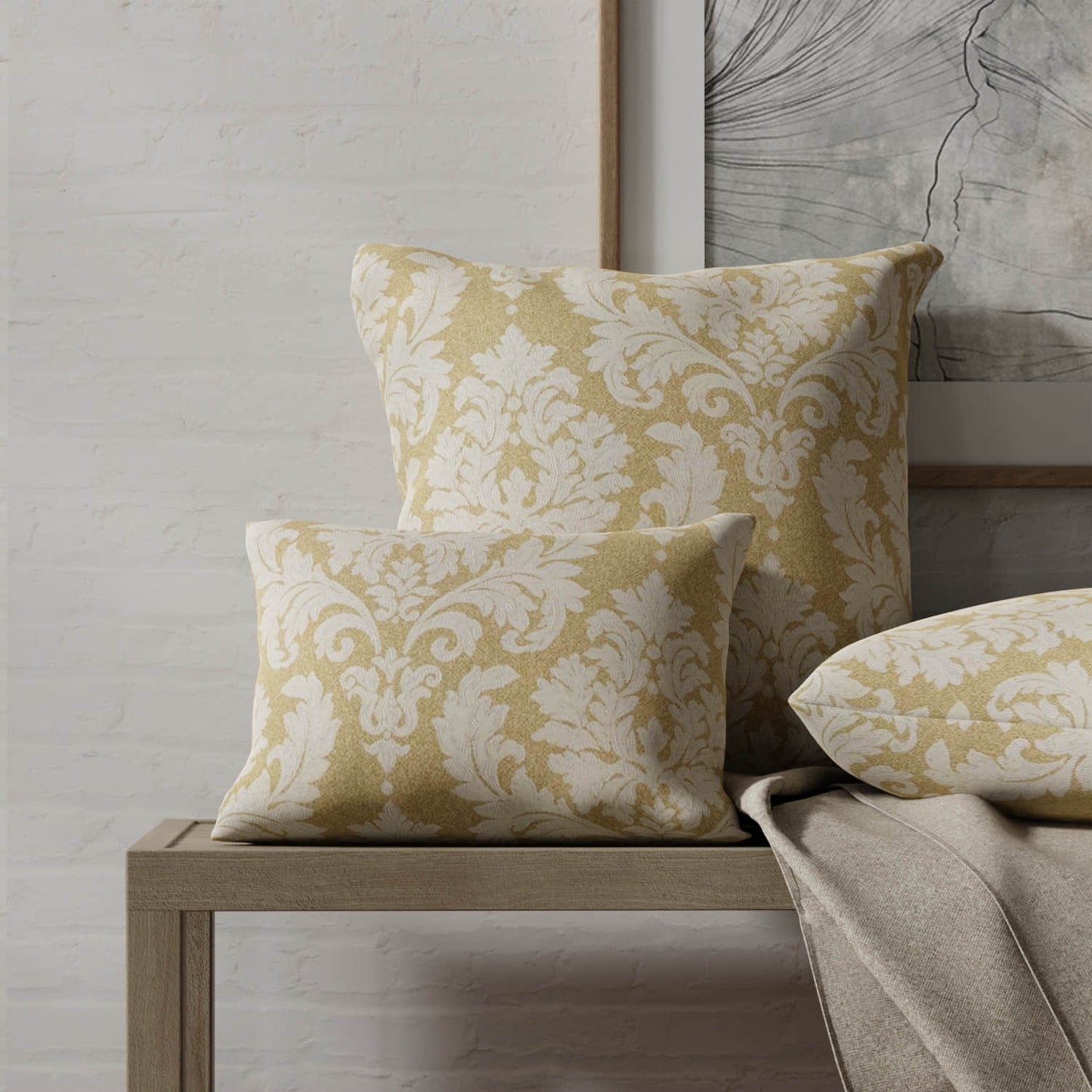 Huey Gold - Folio Fabrics