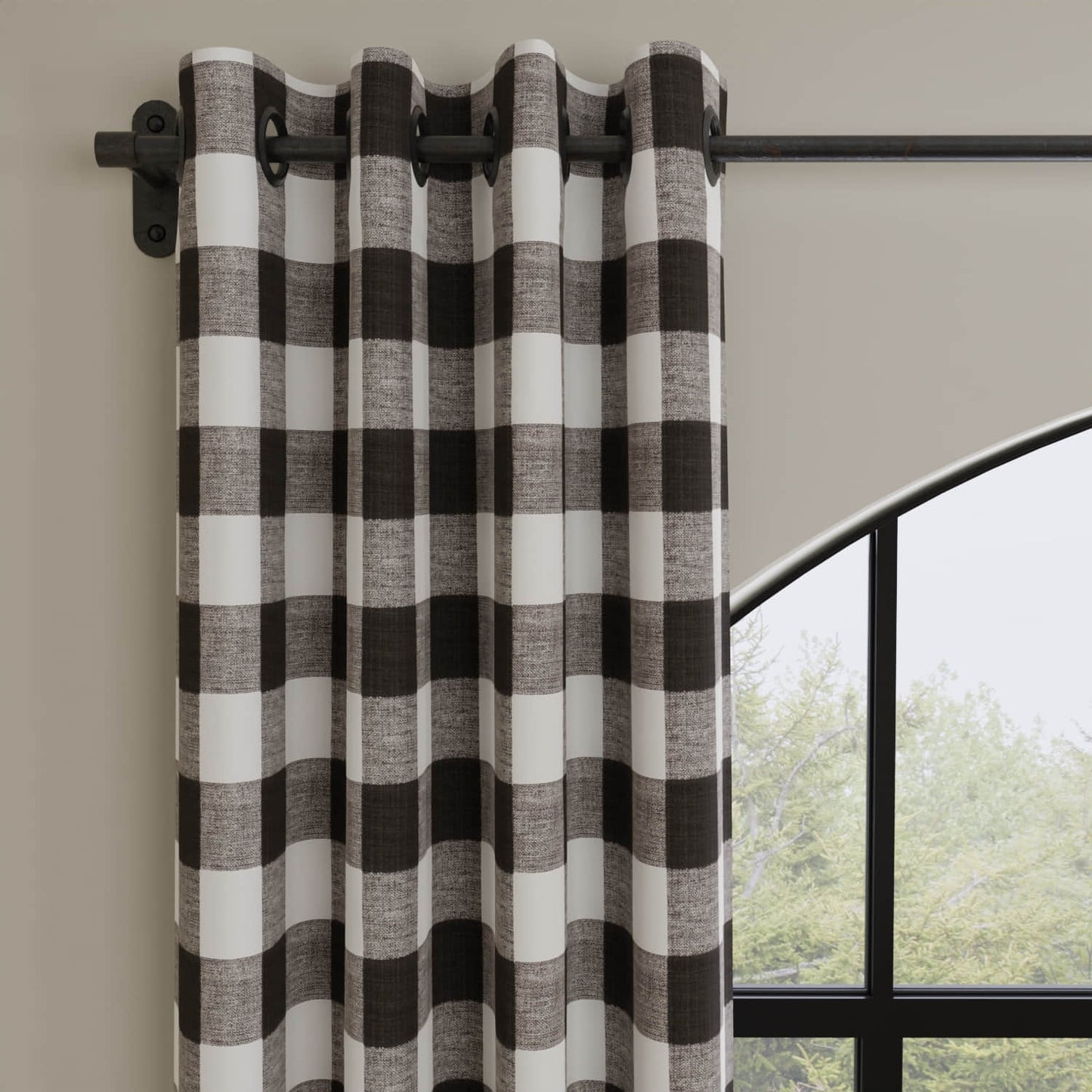 Jaelyn Graphite - Folio Fabrics