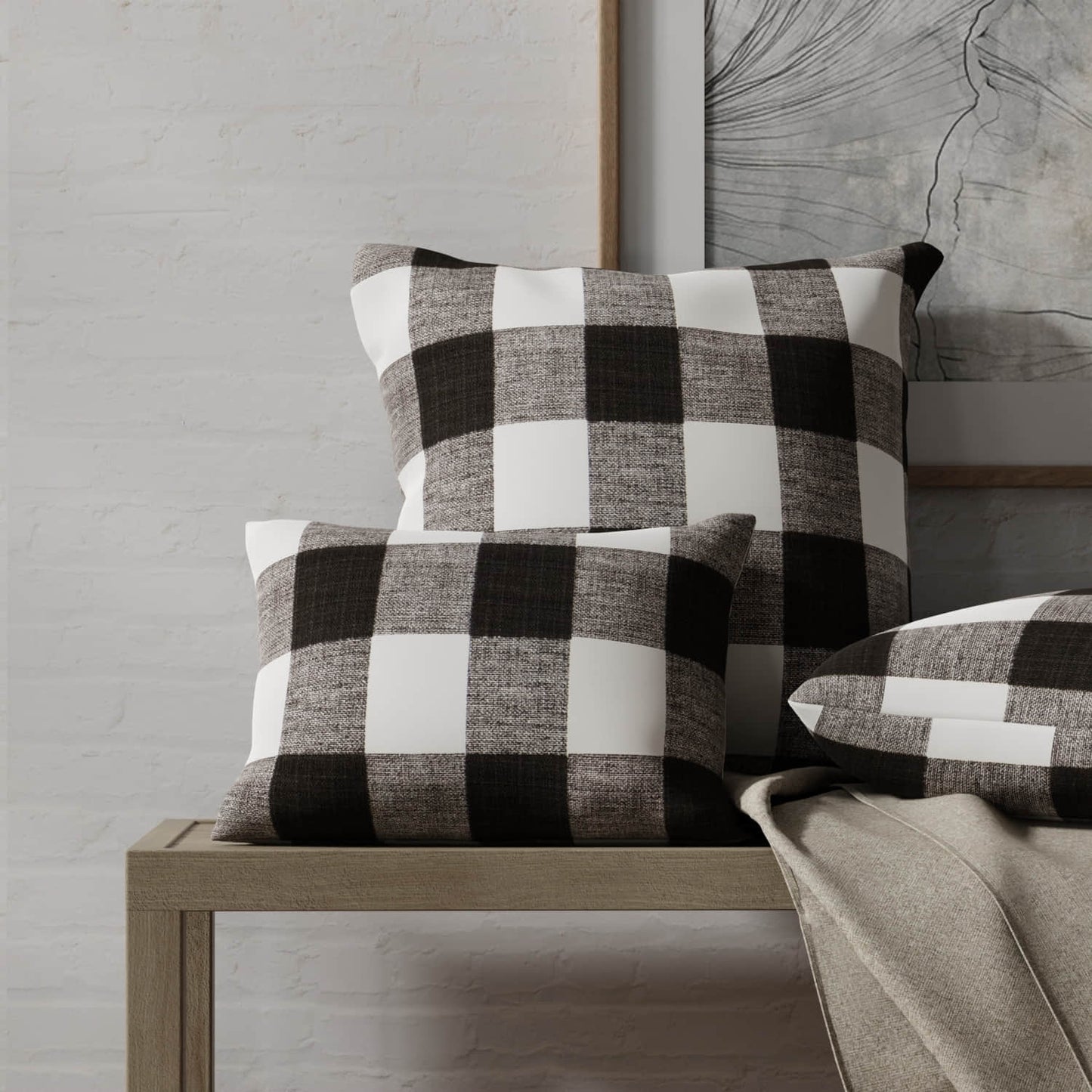 Jaelyn Graphite - Folio Fabrics