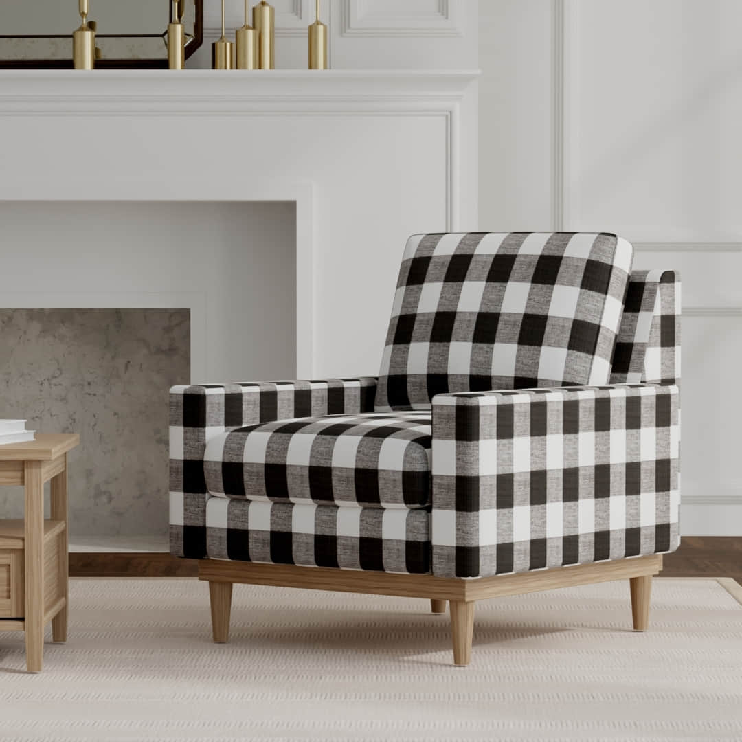 Jaelyn Graphite - Folio Fabrics
