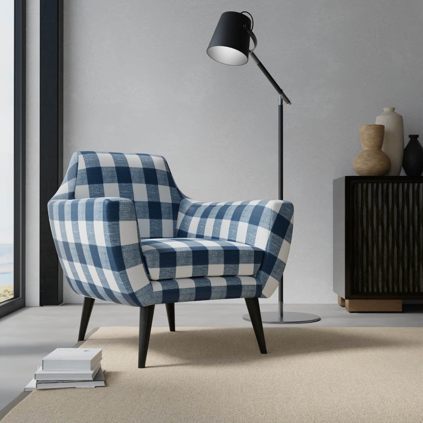 Jaelyn Indigo - Folio Fabrics