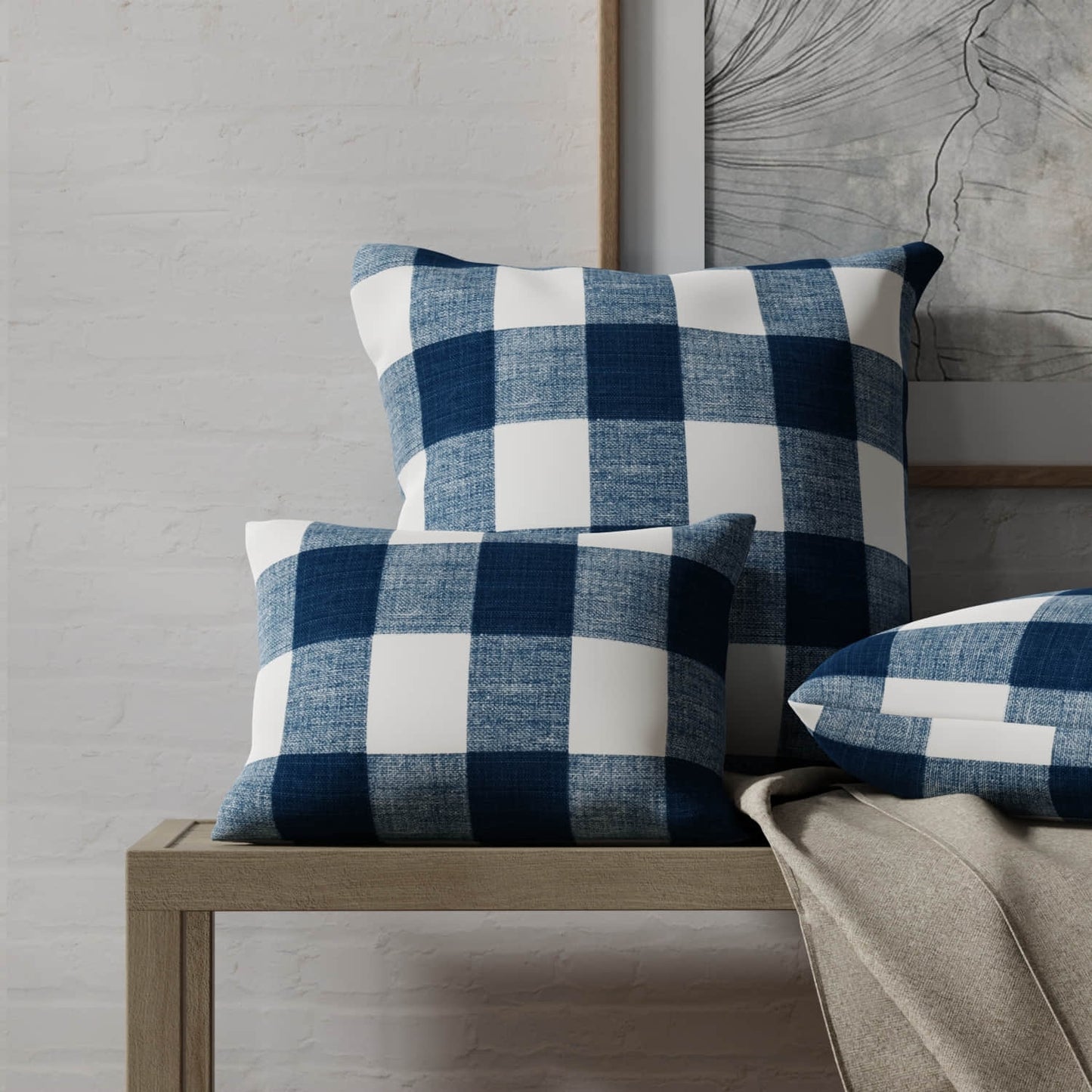 Jaelyn Indigo - Folio Fabrics
