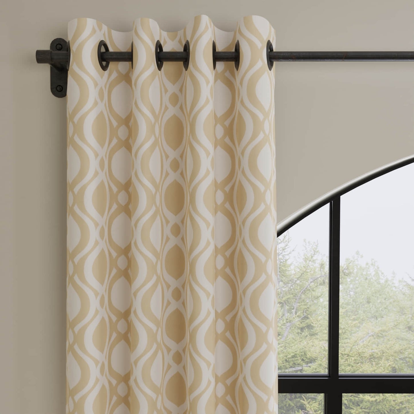 Jamacia Sand made up on drapery