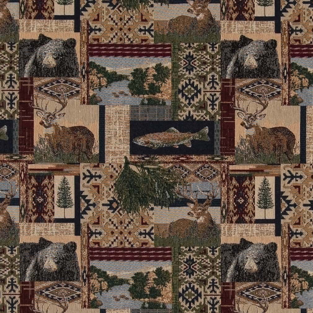 Joyce Navy - Folio Fabrics