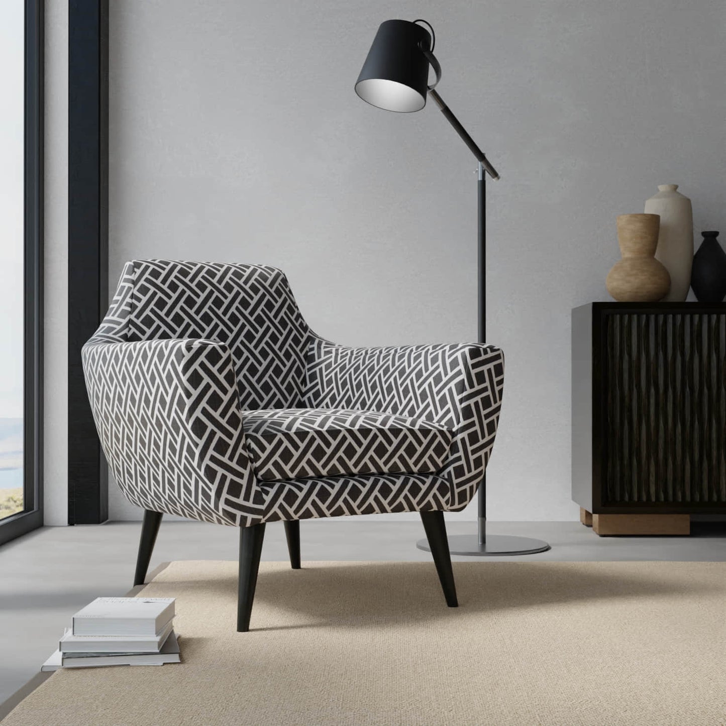 June Ebony - Folio Fabrics