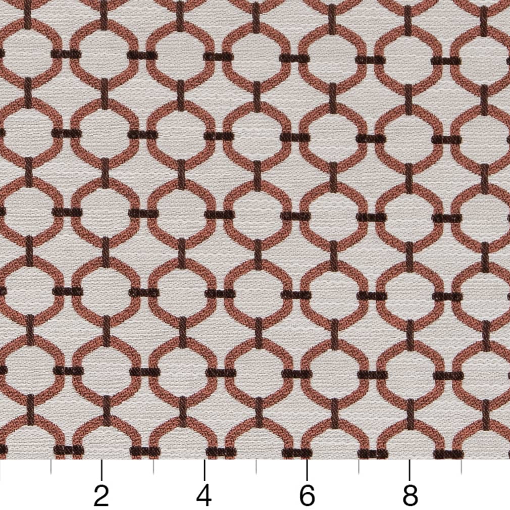 Ledger Salmon - Folio Fabrics