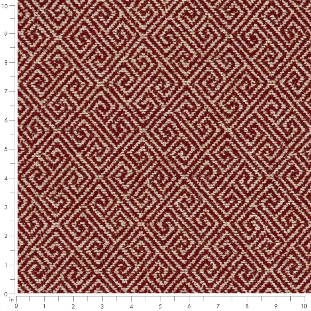 Leon Crimson - Folio Fabrics