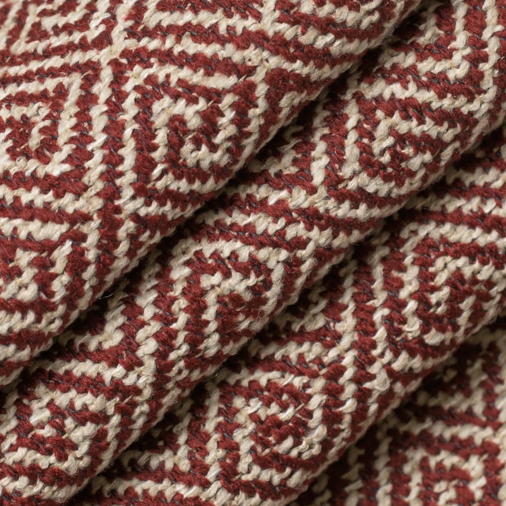 Leon Crimson - Folio Fabrics