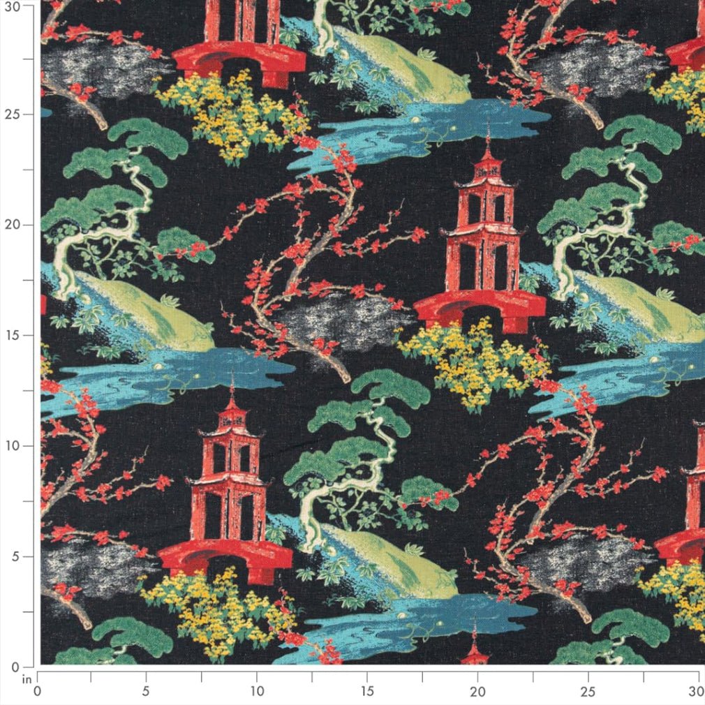 Linford Ebony - Folio Fabrics