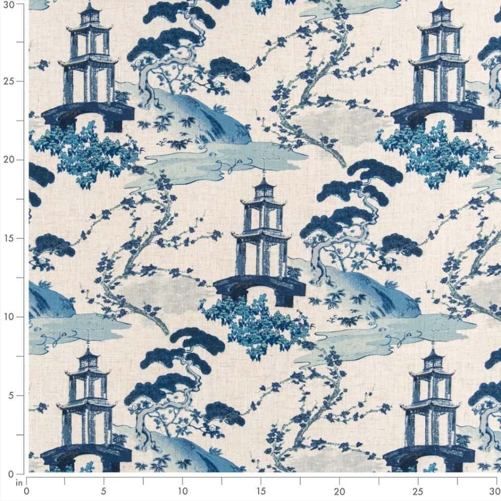 Linford Sapphire - Folio Fabrics