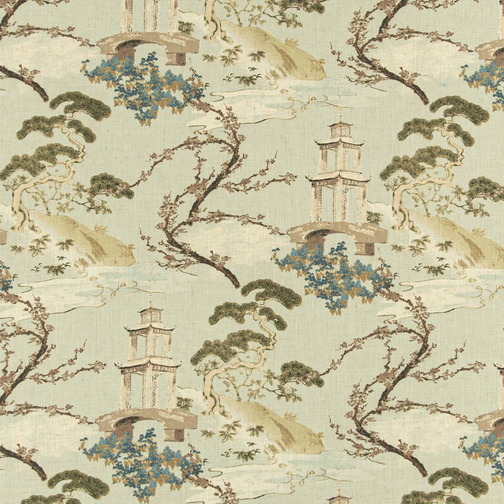 Linford Seafoam - Folio Fabrics