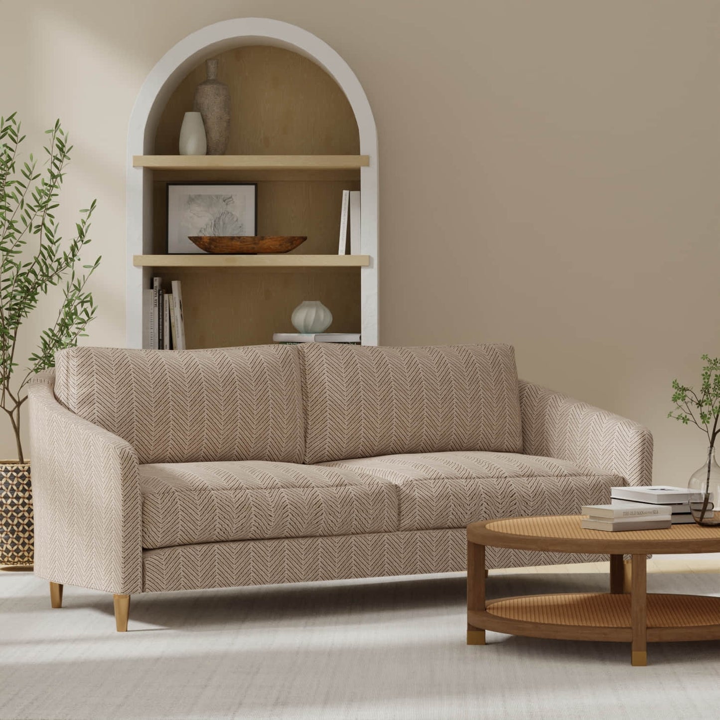 Logan Mocha - Folio Fabrics