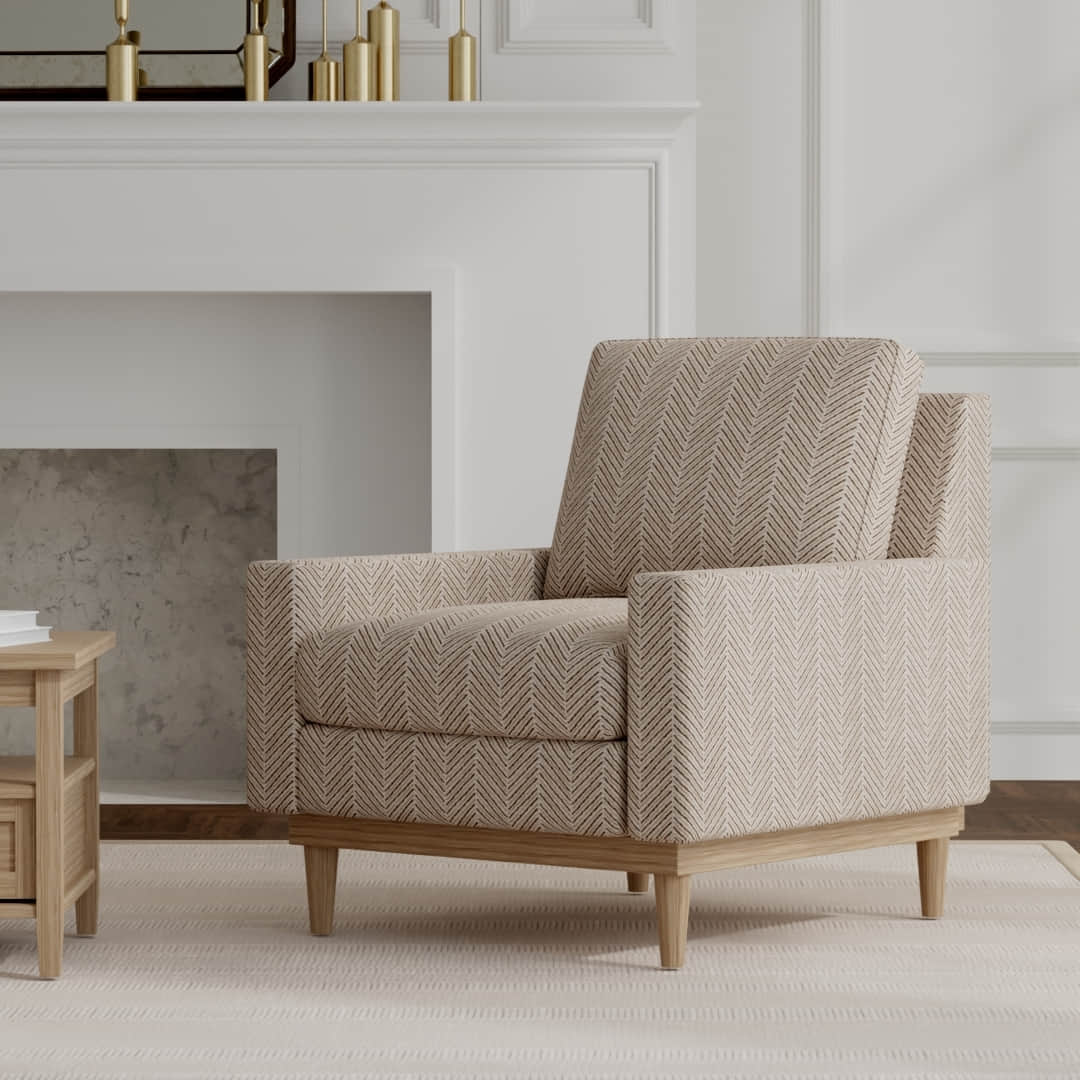 Logan Mocha - Folio Fabrics