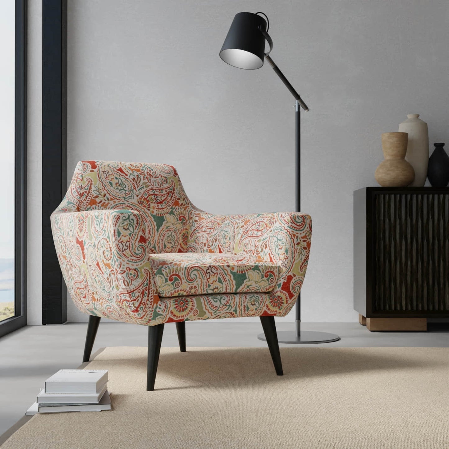 Luna Capri upholstered on a contemporary chair