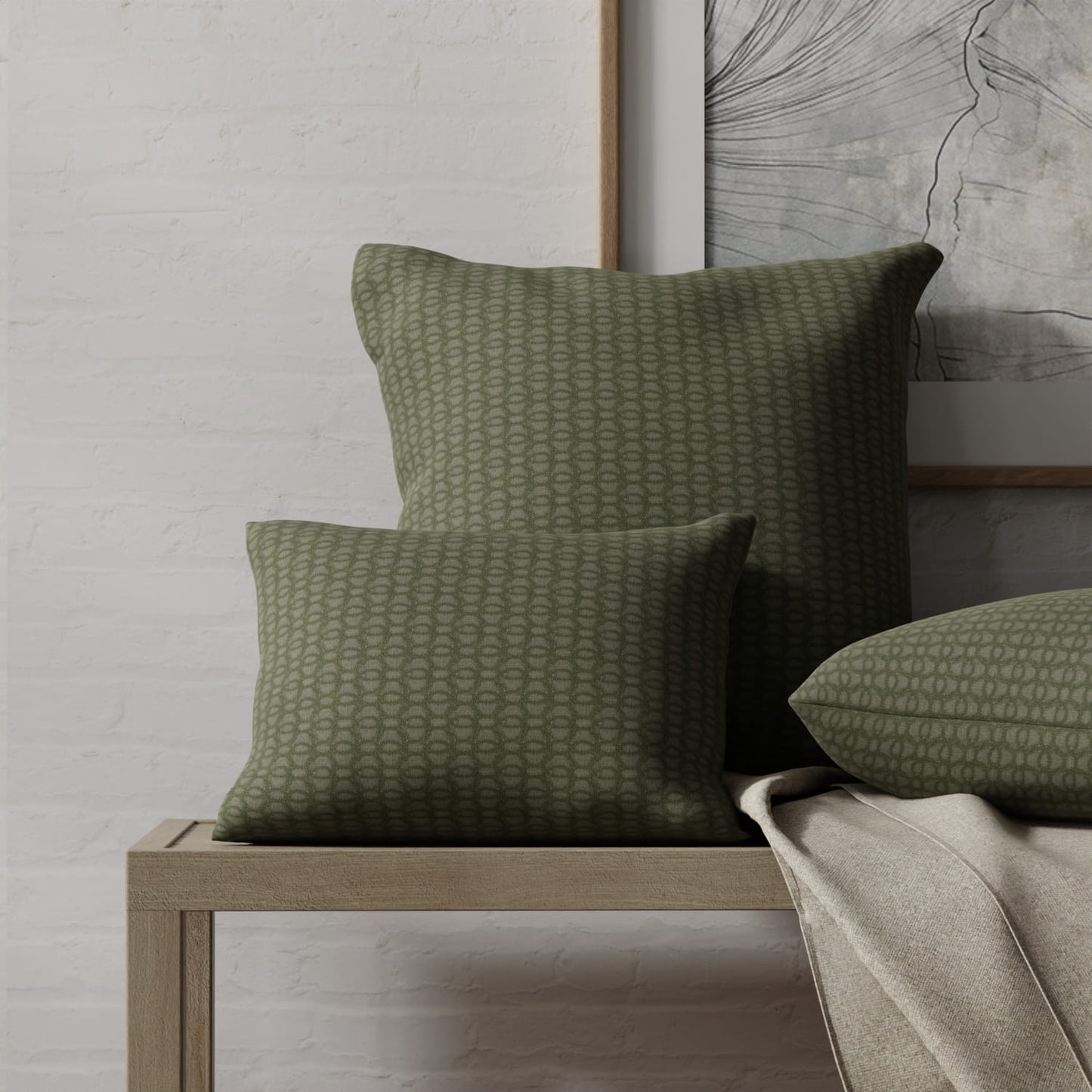 Lydell Seaweed - Folio Fabrics