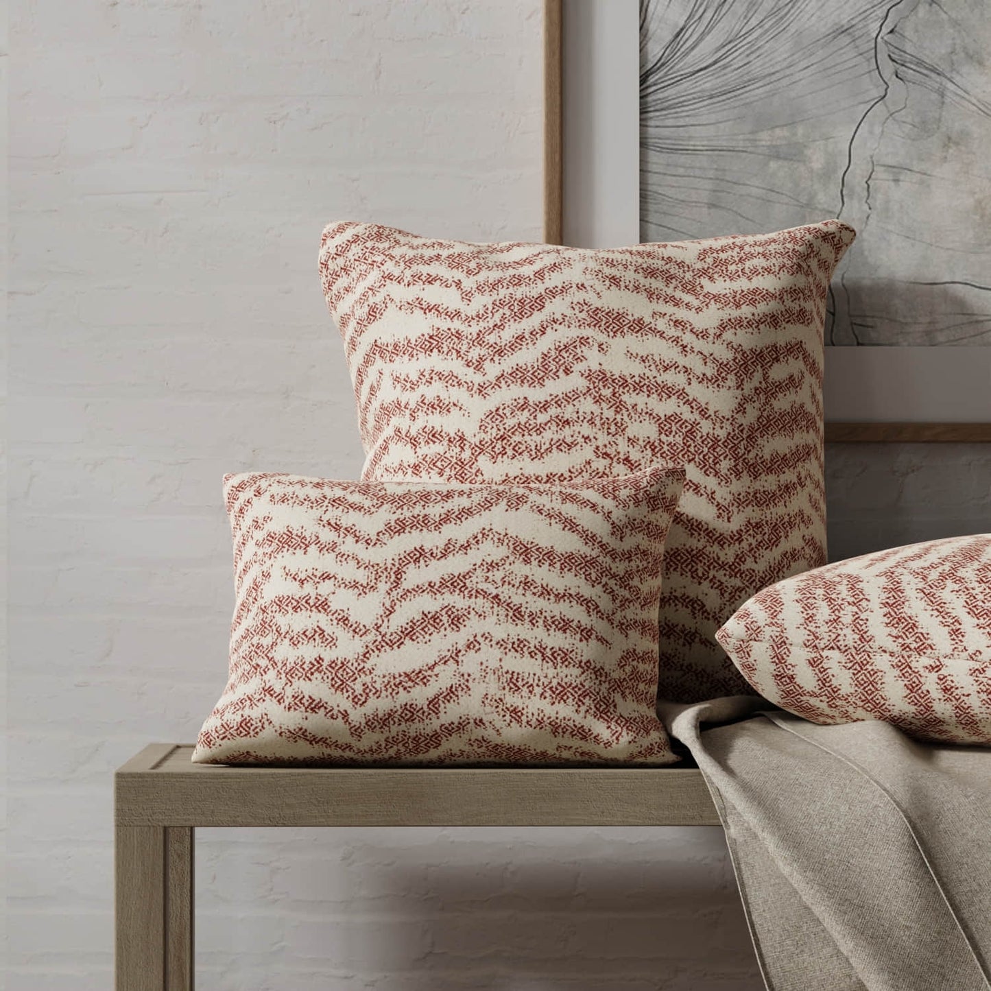 Marni Raspberry - Folio Fabrics
