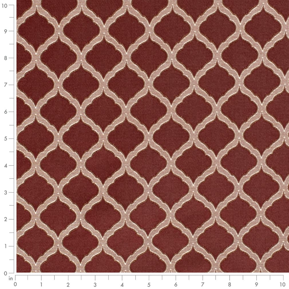 Marston Merlot - Folio Fabrics