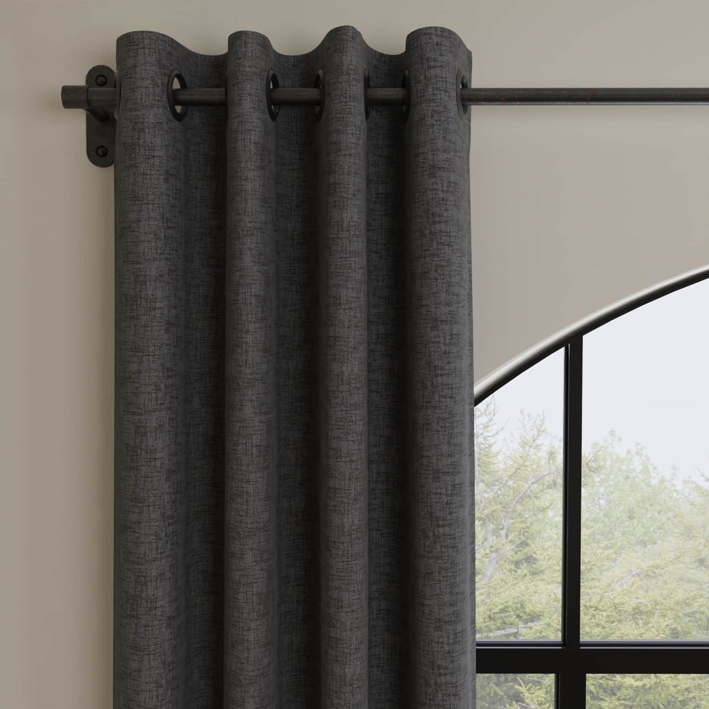 Mateo Charcoal made up on drapery