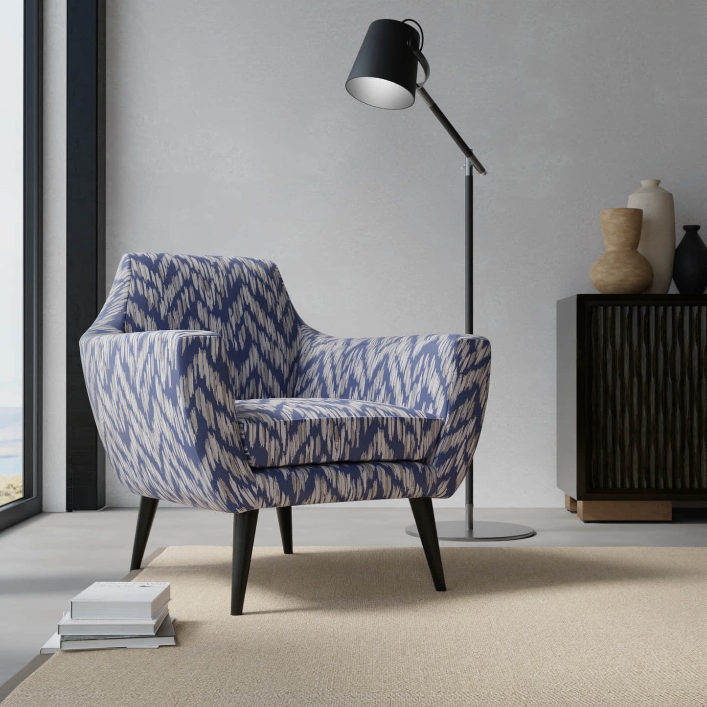 Mathew Indigo - Folio Fabrics